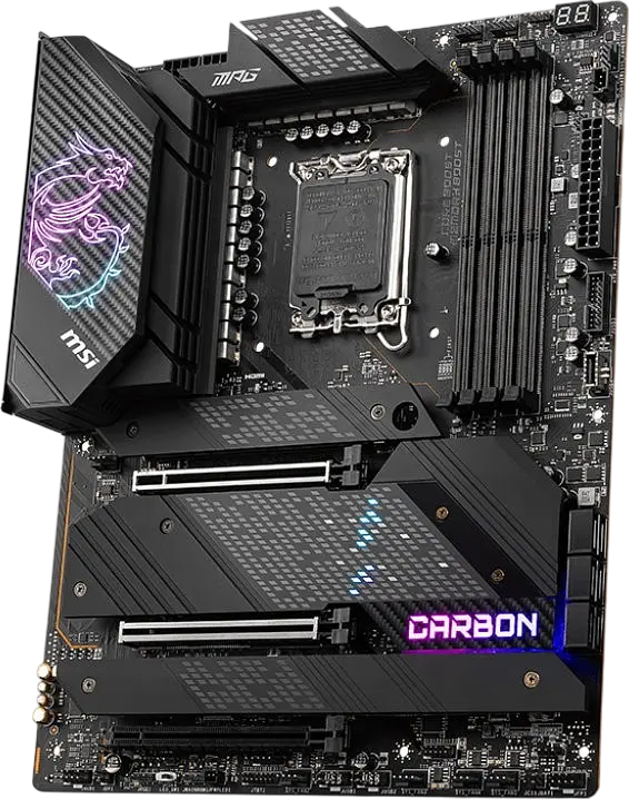 Материнська плата MSI Z690 MPG Carbon Wi-Fi LGA 1700 (MPG Z690 CARBON WIFI) Б/В - фото 2