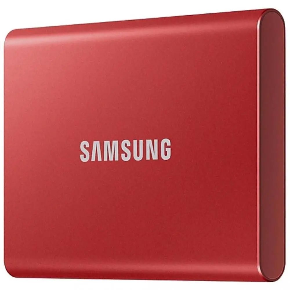 Внешний SSD накопитель Samsung T7 1 TB Red [MU-PC1T0R/WW] [53624] - фото 3