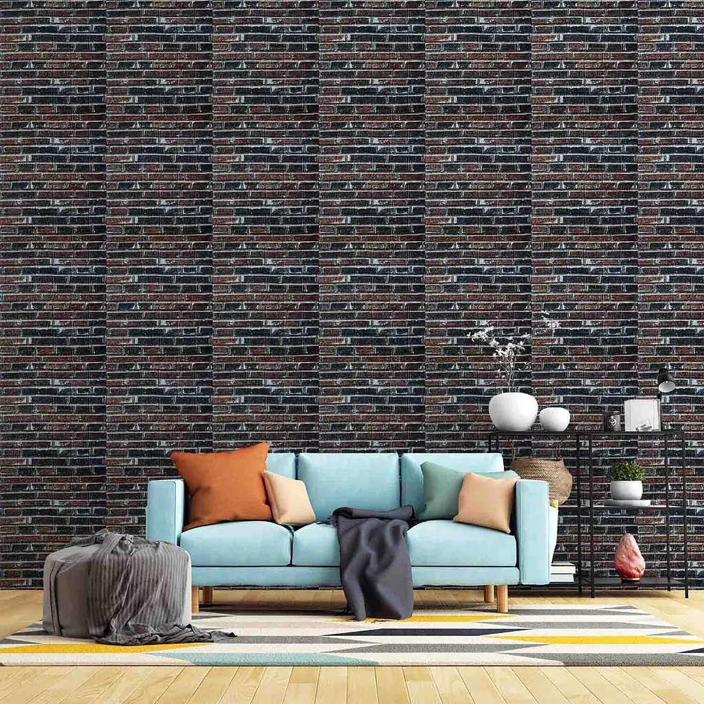 Самоклеюча декоративна 3D панель Loft Expert лофт комбі 700x770x5 мм - фото 5