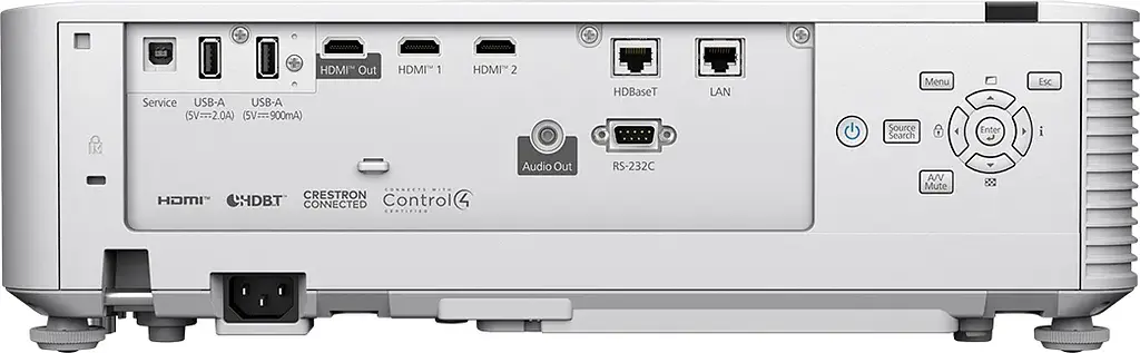 Проєктор Epson EB-L690U WUXGA 6500 lm LASER 1.35-2.2 Wi-Fi білий - фото 6