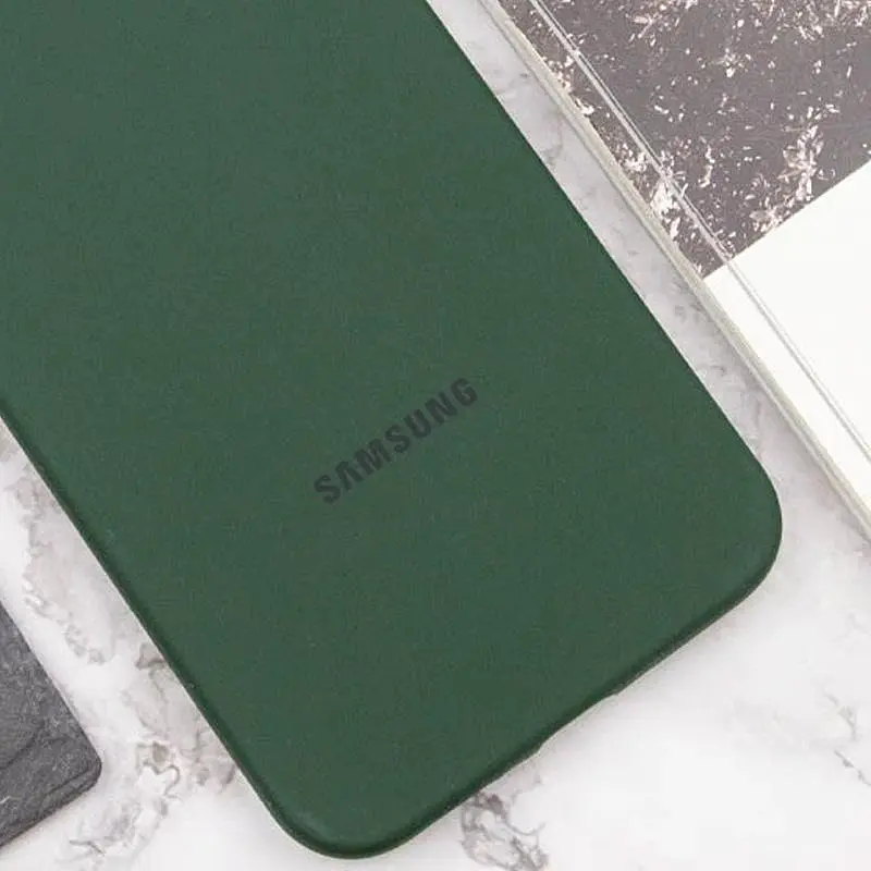 Чохол Lakshmi Silicone Cover Full Camera AAA with Logo для Samsung Galaxy A56 Зелений/Cyprus Green - фото 6