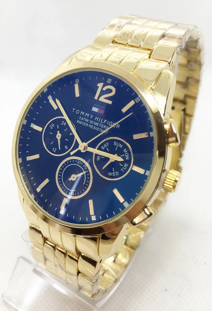 Наручний годинник чоловічий Clockhouse Tommy Hilfiger Золотистий (IBW743YB)