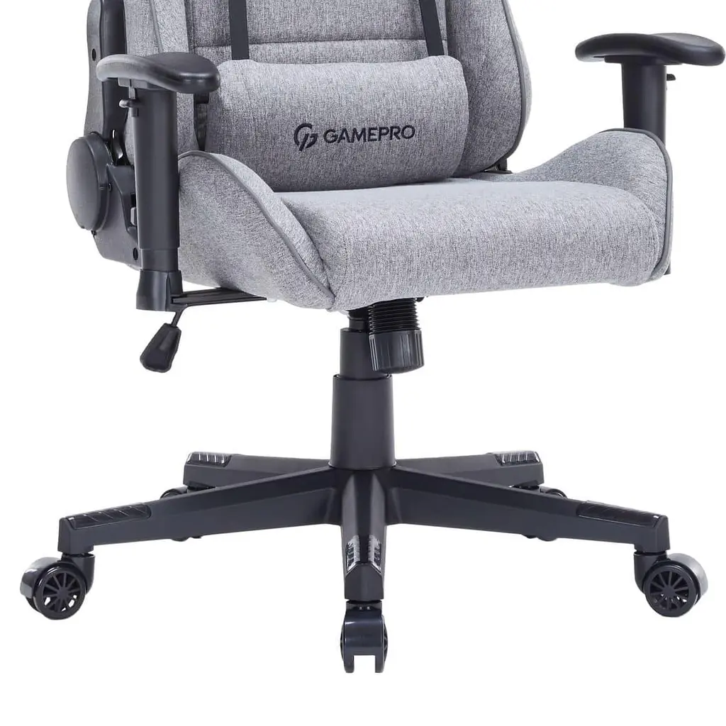 Игровое кресло GamePro GC575FB Gray Fabric (GC575FG) - фото 6