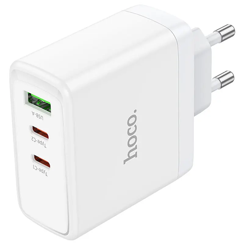 МЗП N30 Glory PD65W+QC3.0 (1USB-A/2C) White Hoco teh0029639 - фото 5