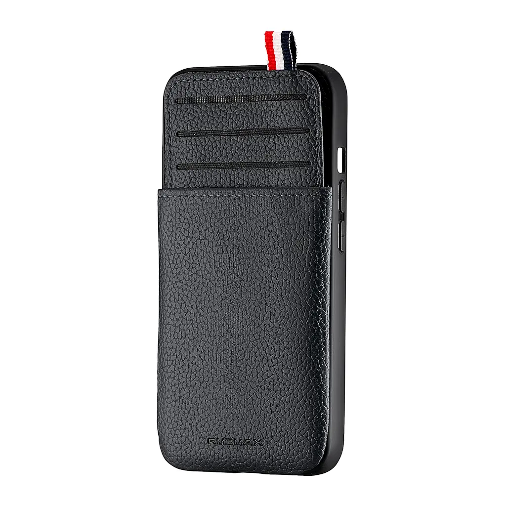 Чохол Jinduka Leather Pocket iPhone 13 Pro Black - фото 4