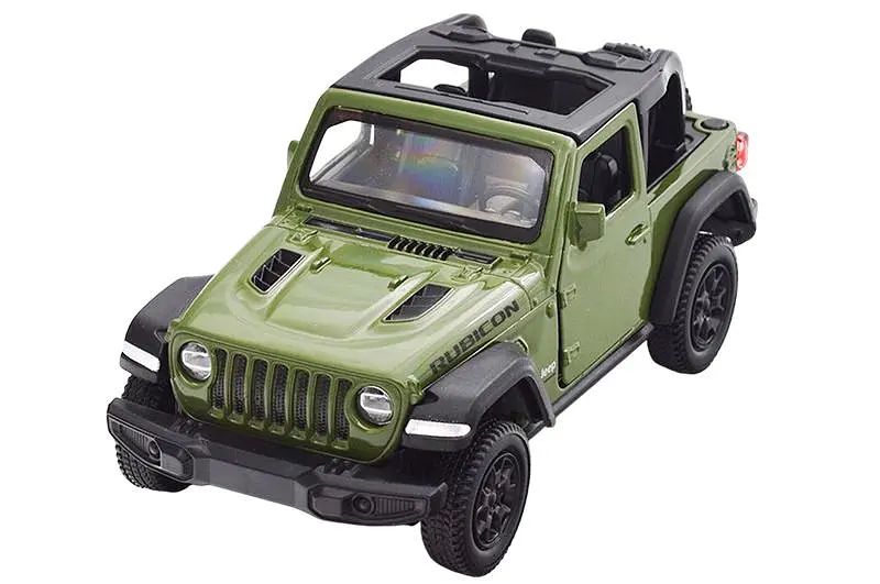 Іграшкова машинка позашляховик Jeep Wrangler Rubicon 2021 TechnoDrive 250339U зелений - фото 3