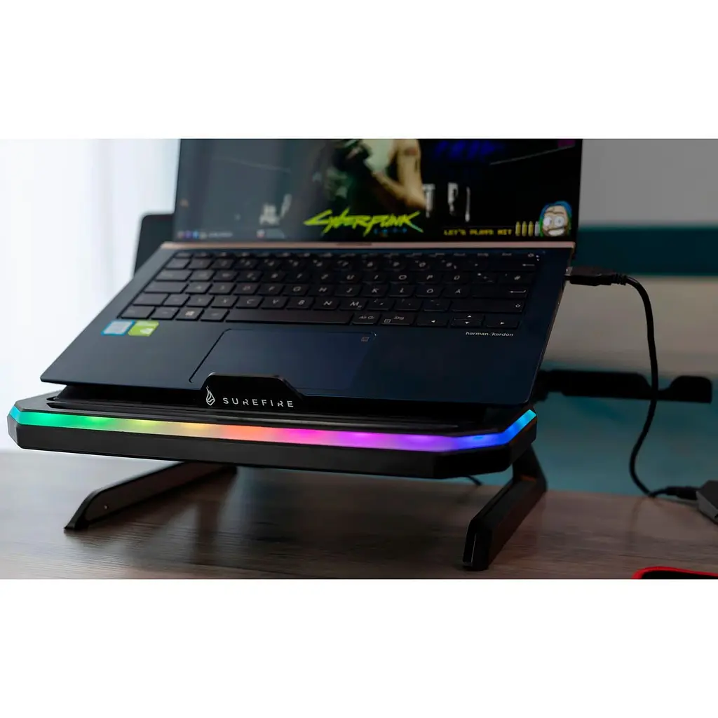 Підставка для ноутбука SureFire PortusX1 з RGB (48842) - фото 13
