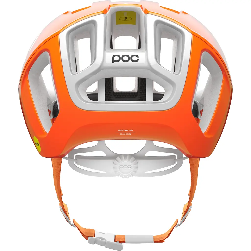 Велошлем POC Ventral MIPS 54-59 Ярко-оранжевый - фото 4