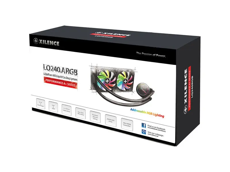 Водяне охолодження Xilence Performance A+ LiQuRizer 240 ARGB (XC977) - фото 3