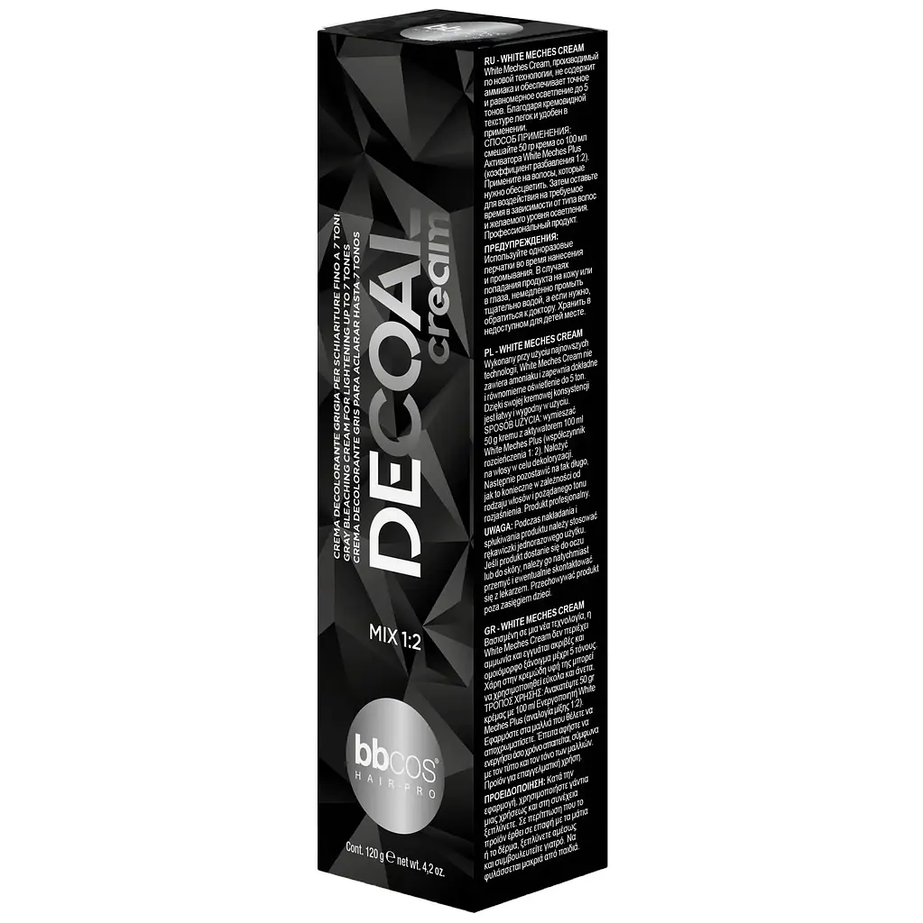 Крем для освітлення волосся BBcos Decoal Cream 120 г