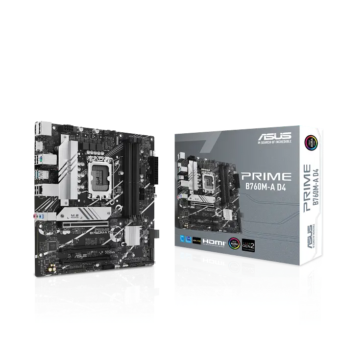 Материнська плата Asus B760M-A Prime D4-CSM LGA 1700 (PRIME B760M-A D4-CSM) - фото 2