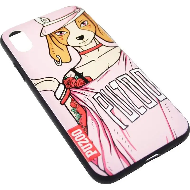 Чохол-накладка PUZOO Yuppie Phone iPhone X Annie Pink - фото 3