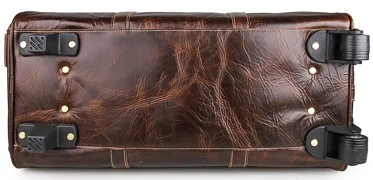Сумка кожаная дорожная Vintage 49х30х23 см sum0012540 - фото 7