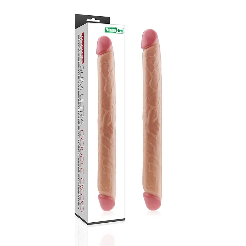 Двосторонній фалоімітатор LoveToy 17 King Size Realistic, 45 см - фото 7