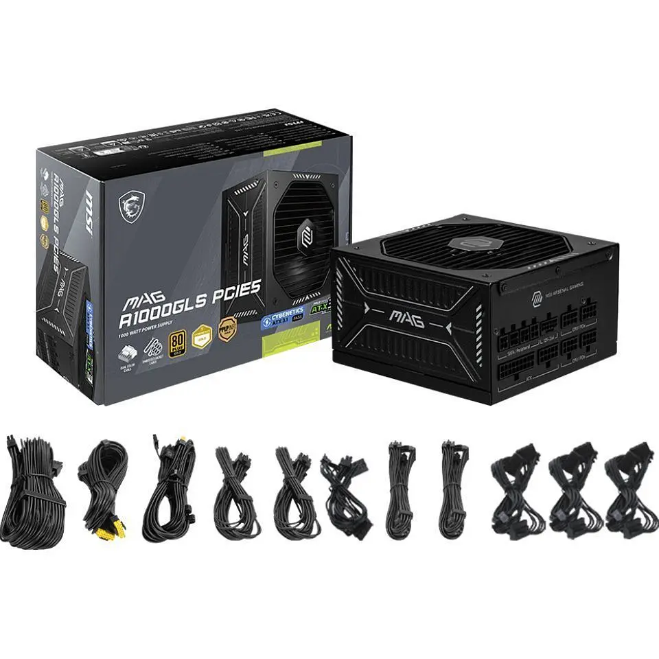 Блок живлення MSI MAG A1000GLS PCIE5 [145712] - фото 5