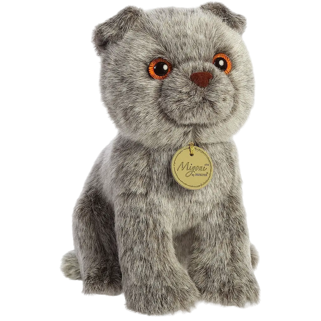 Игрушка мягконабивная Aurora Кошка шотландская вислоухая 20 см (210026A) - фото 2