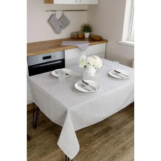 Скатерть Прованс Barcelona Gray 120х136 см (38662) - фото 2