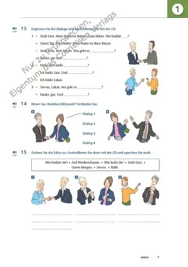 Pluspunkt Deutsch - Leben in Österreich A1. Arbwnloaeitsbuch mit Audio-mp-3 Dod und Lösungen - фото 6