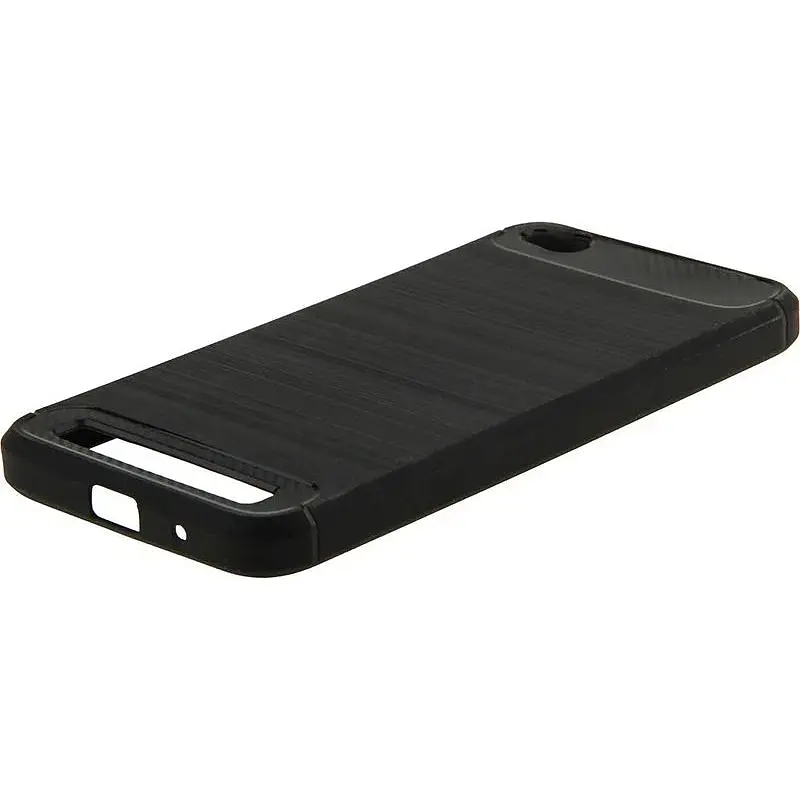 Чохол-накладка Toto Carbon Brush TPU Case Xiaomi Redmi 5A Black - фото 4