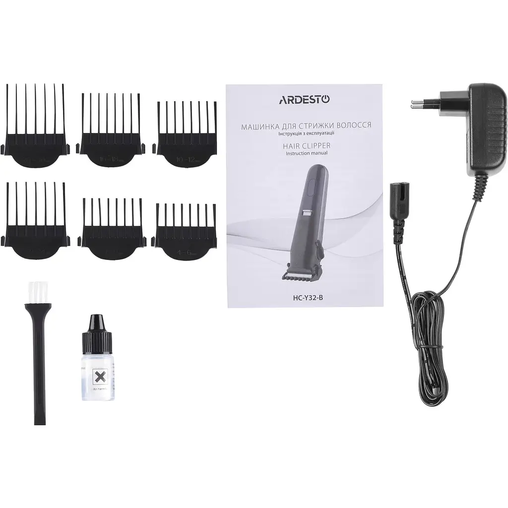 Машинка для стрижки Ardesto HC-Y32-B Black [150963] - фото 6