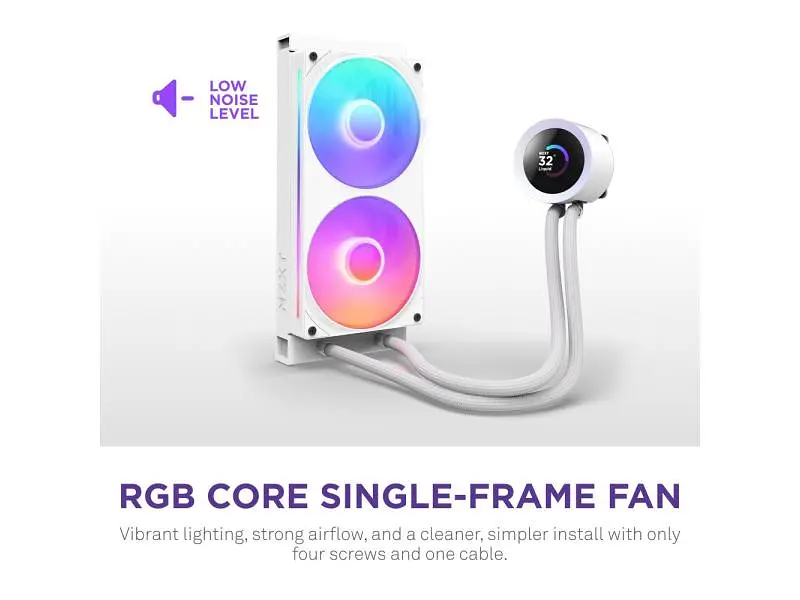 Водяне охолодження NZXT Kraken Plus 240 RGB White (RL-KR240-W2) - фото 3