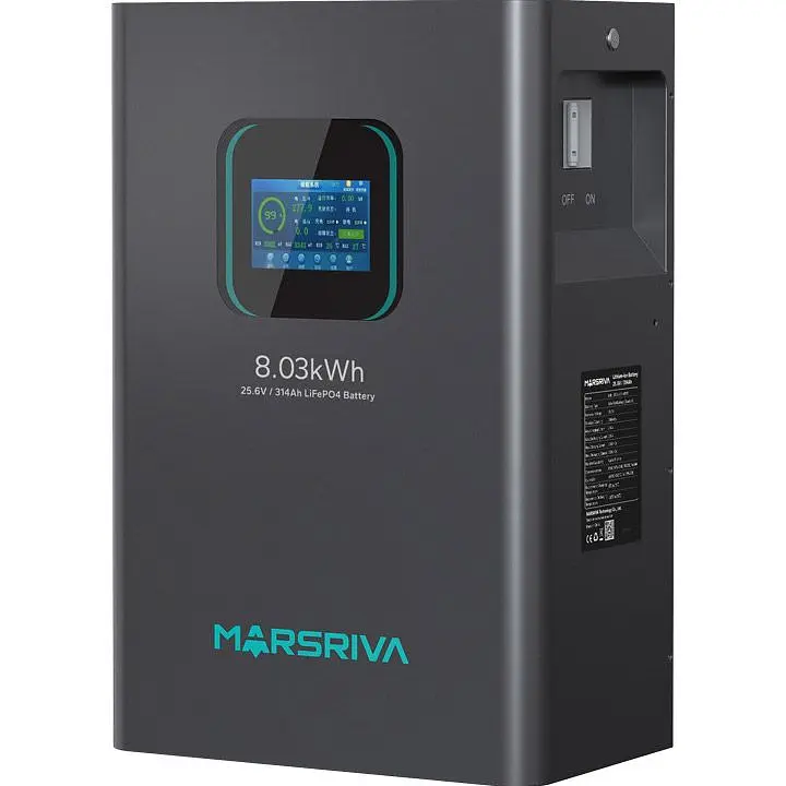Акумулятор Marsriva LiFePO4 24 В (25.6 В/314 А·год/8038 Вт·год) (MR-LBP24-314-WMT) [175558] - фото 3