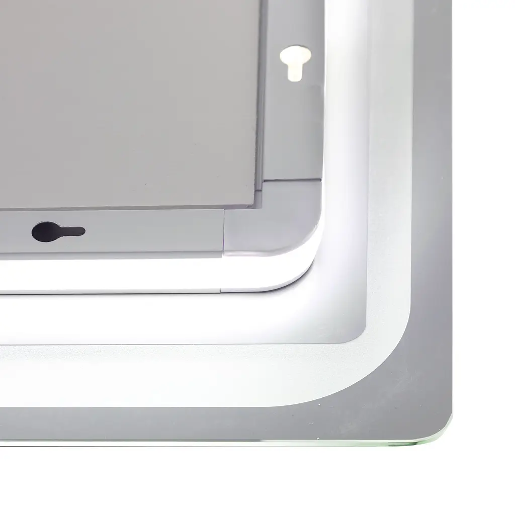Дзеркало Qtap Mideya 800x600 з LED-підсвічуванням Touch, з антизапотіванням, з годинником, диммером яскравості QT2078NCF8060W - фото 8