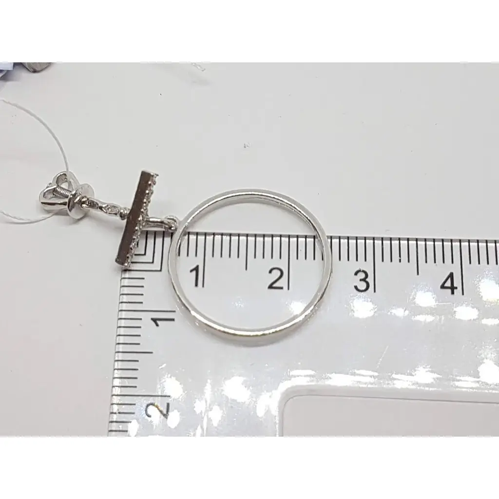 Серебряные серьги Premium с фианитами. 2590Р - фото 5