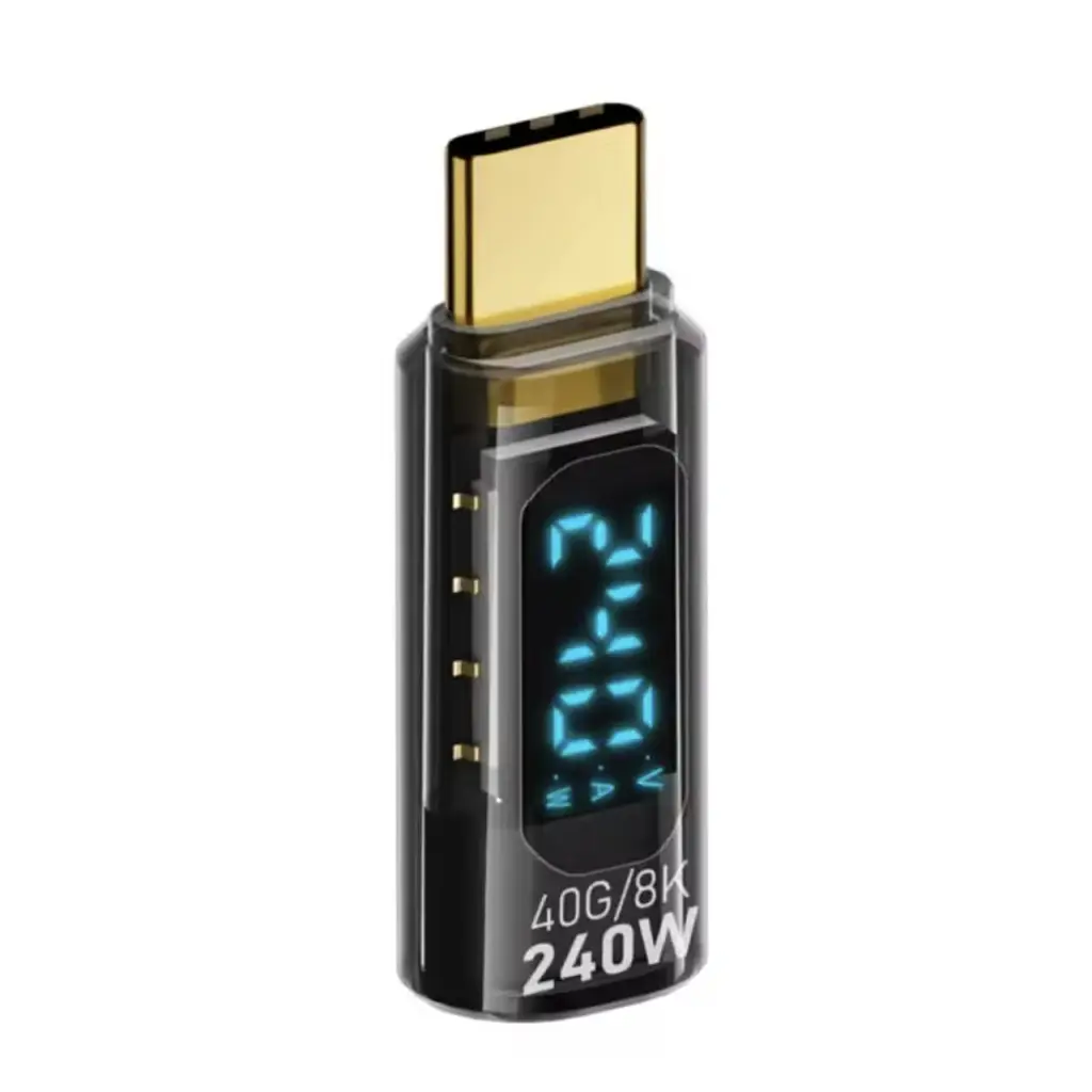 Переходник USB-C M to USB-C F 40Gbps 240W 8K with display XoKo (AC-240TCС) - фото 3