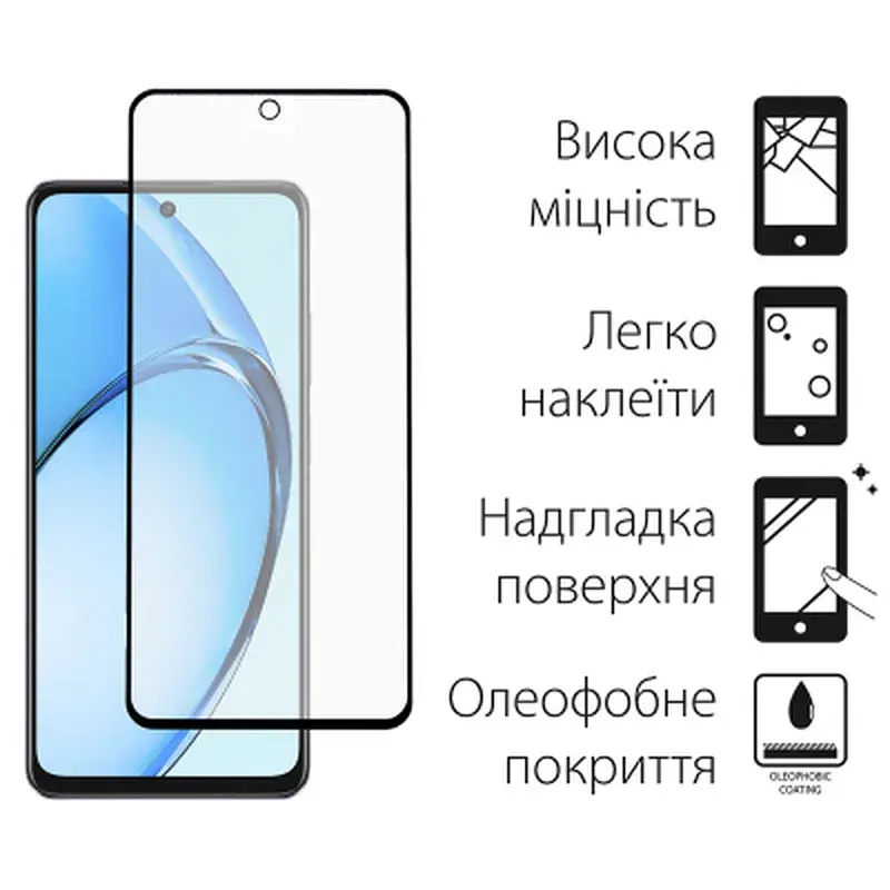 Чохол до мобільного телефона Dengos Oppo A60 Carbon + glass Black (DG-KM-103) - фото 3