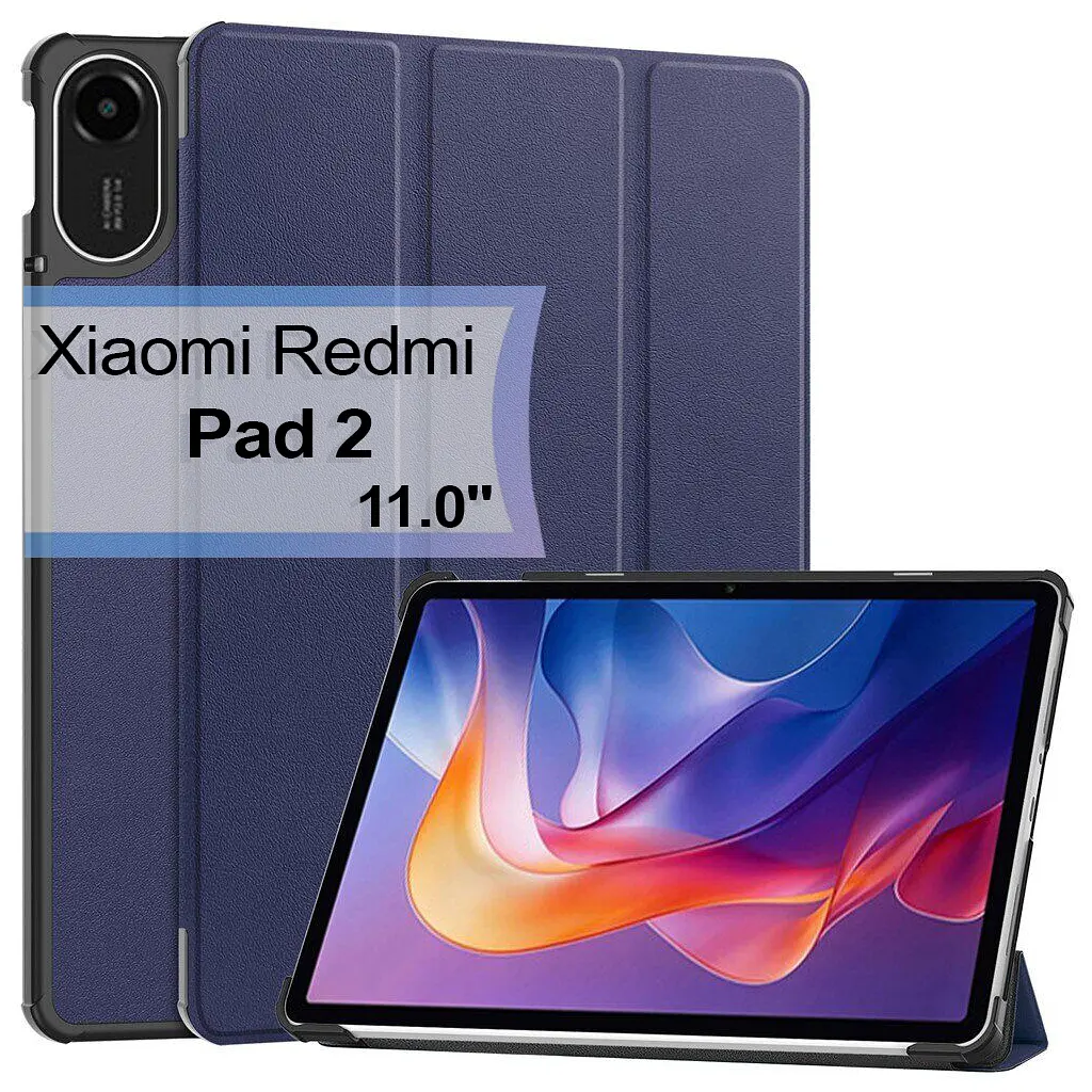 Чохол до планшета BeCover Smart Xiaomi Redmi Pad 2 11.0" Deep Blue (713637) - фото 2
