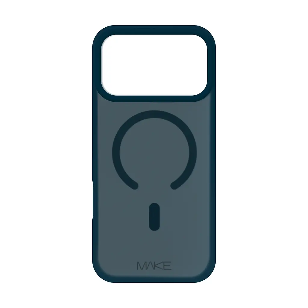 Чохол MAKE Apple iPhone 17 Pro Max Silicone Aura Magnet Dark Blue - фото 6