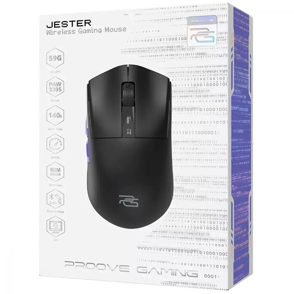 Мышь Proove Gaming Jester 8K Black (WMJS00022001) - фото 4
