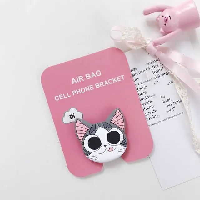 Попсокет PopSocket 3D ZucZug тримач для телефону Сірий веселий кіт (987154606) - фото 2
