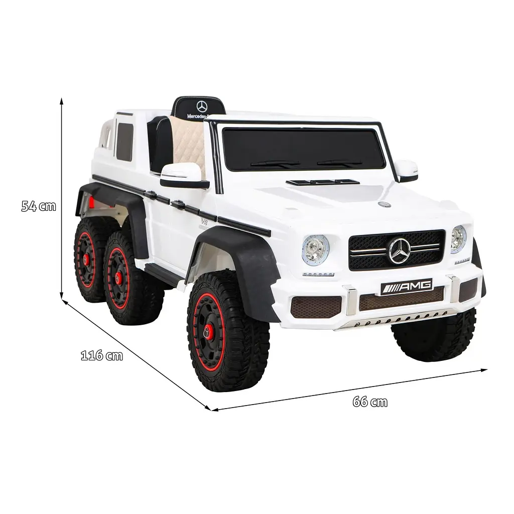 Электромобиль Ramiz Mercedes G63 AMG 12 В, красный (PA.G63.CR) - фото 2