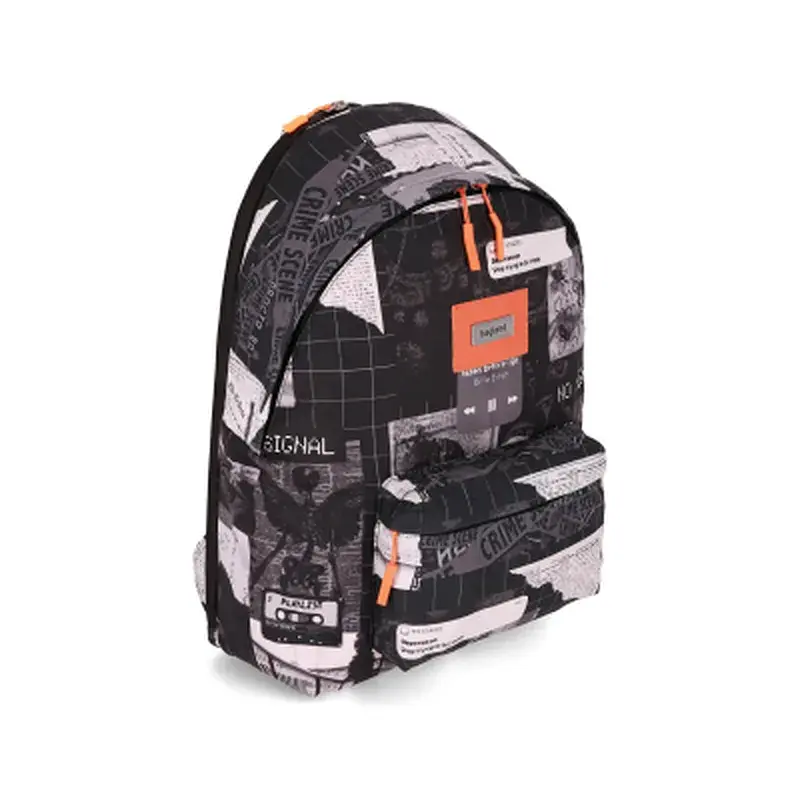 Рюкзак для ноутбука Bagland 17" Stylish XL 35L+print, whtite-black 1343 00558694 (1120220805) - фото 2