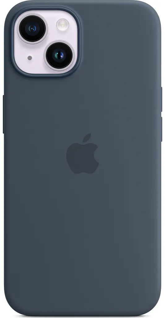 Оригінальний силіконовий чохол Apple Silicone Case MagSafe для iPhone 15 Plus (6.7") Storm Blue MT123ZM/A - фото 5