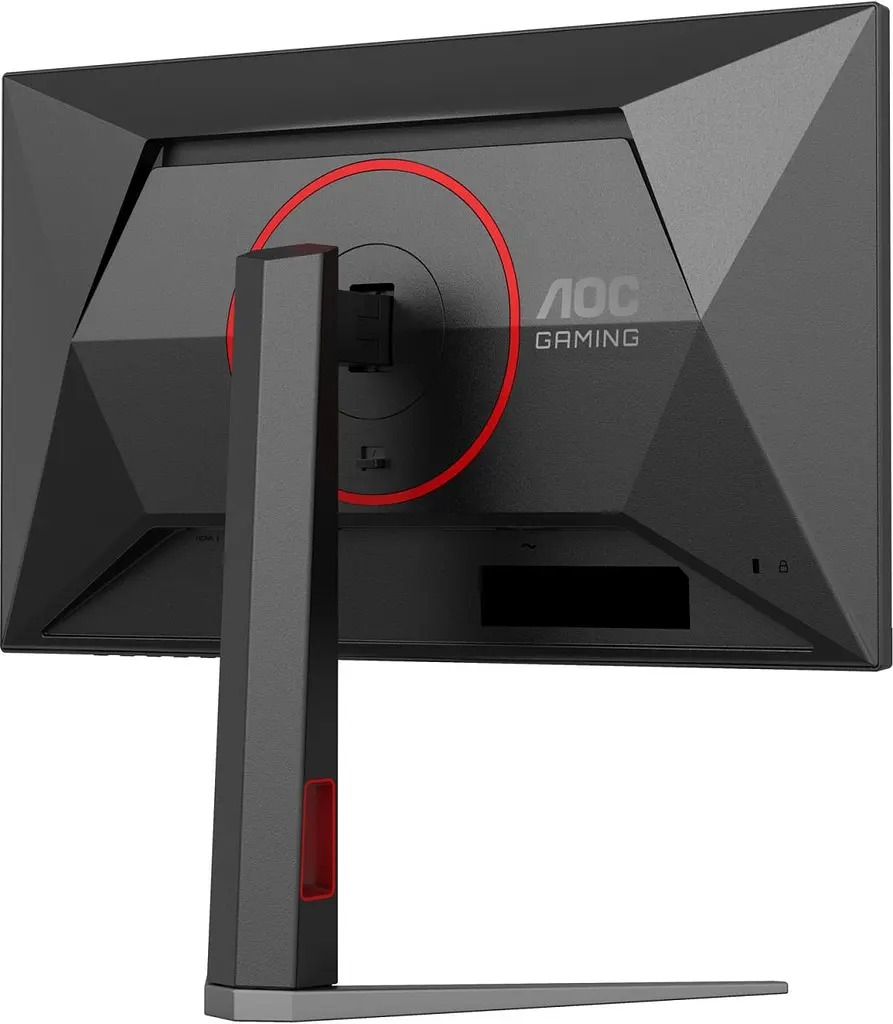Монітор TFT 23.8" AOC 24G4HA, IPS, 200Гц, 2xHDMI, DP, HAS, Pivot, колонки, чорно-червоний (24G4HA) - фото 6