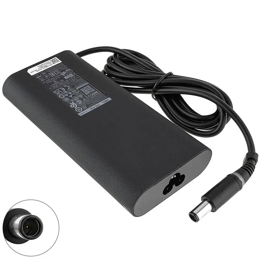 Блок живлення для ноутбука DELL 19.5V 6.7A 130W 7.4x5.0-PIN Чорний OVALE