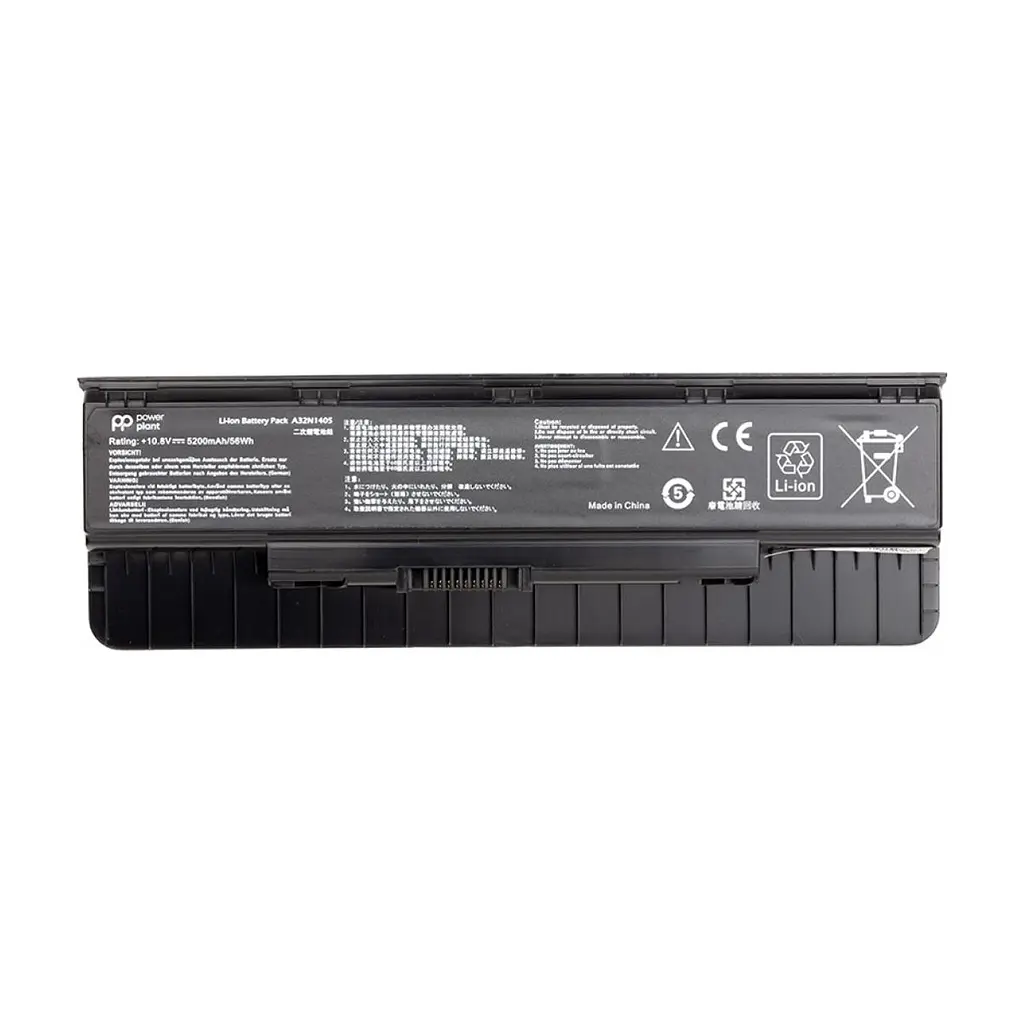Акумулятор до ноутбука ASUS ROG G551 (A32N1405) 10.8V 5200mAh PowerPlant (NB430659)