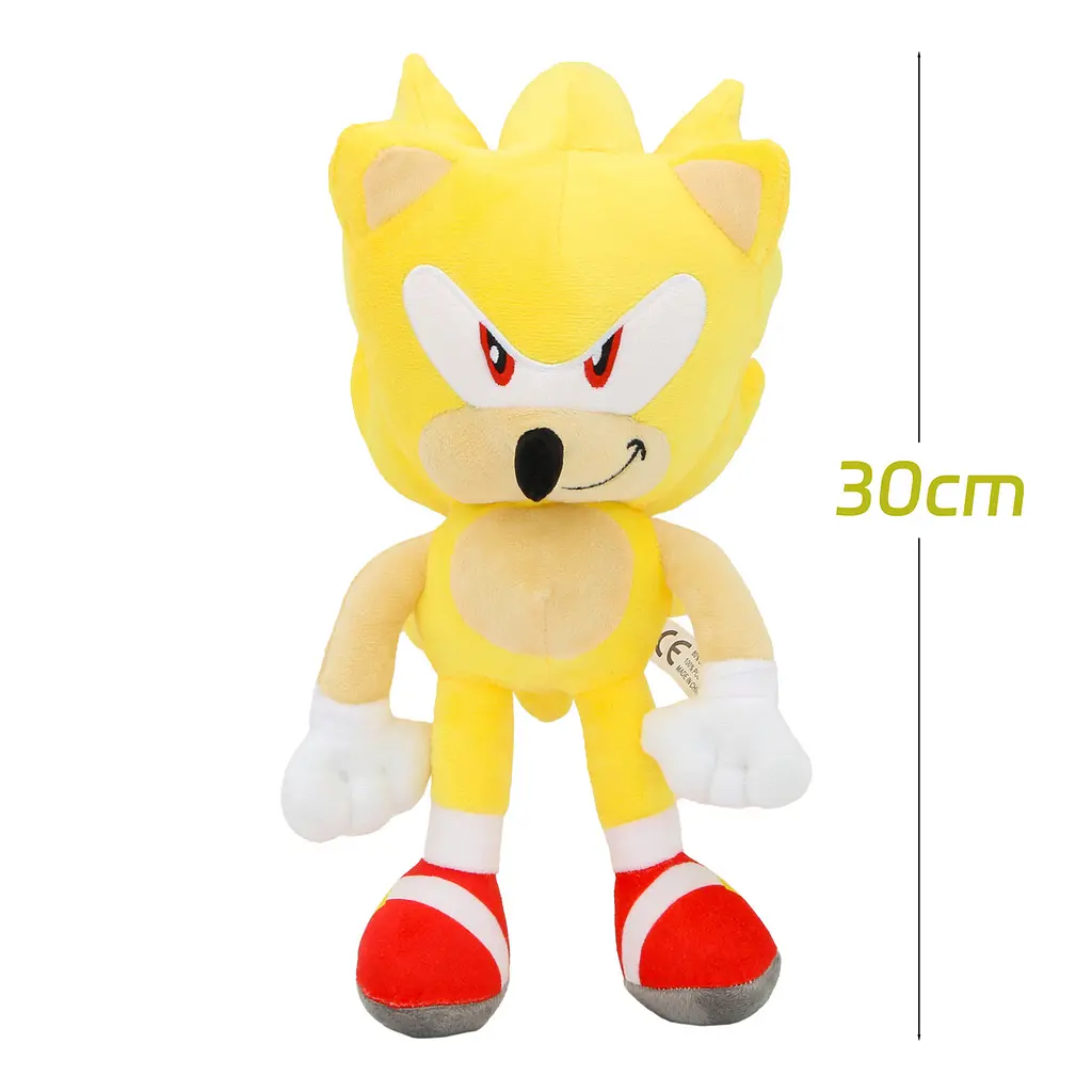 Іграшка м'яка Sonic Супер Сонік жовтий 30 см - фото 2