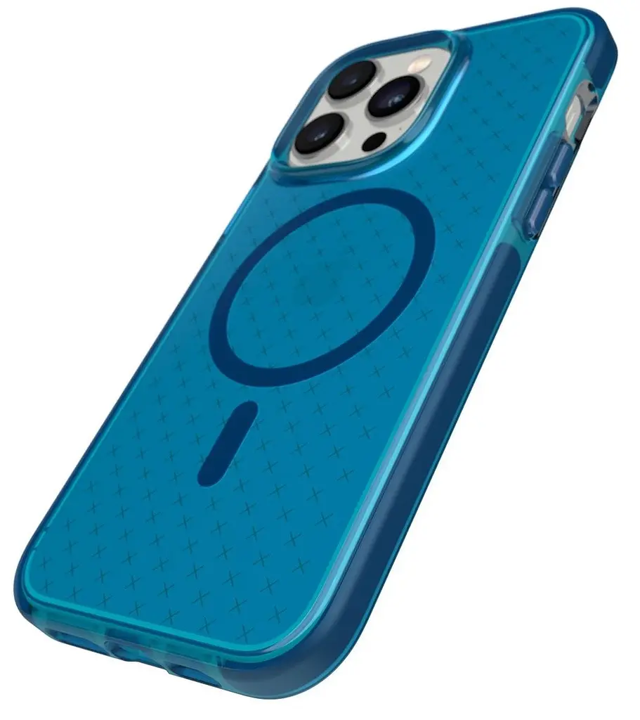 Протиударний чохол Tech21 Evo Check MagSafe для iPhone 14 Pro Max (6.7") Classic Blue - фото 2