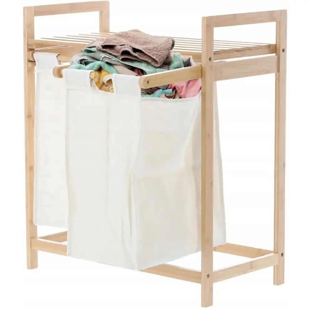 Бамбуковий кошик Chomik ICE для білизни - фото 4