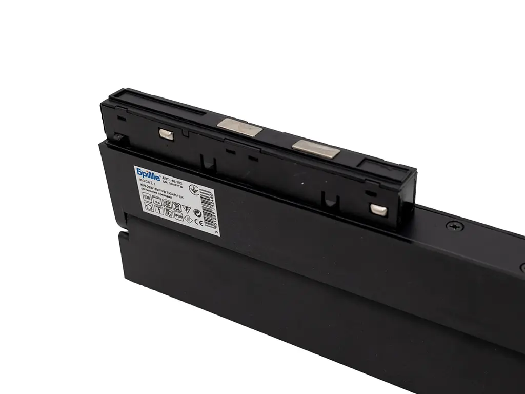 Магнитный трековый поворотный светильник KW-293/18W NW DC48V BK Brille 48-182 - фото 4