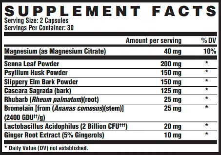 Комплекс для Очищення та Детоксикації Організму Lipo-6 Black Cleanse Detox - 60 капсул - фото 2