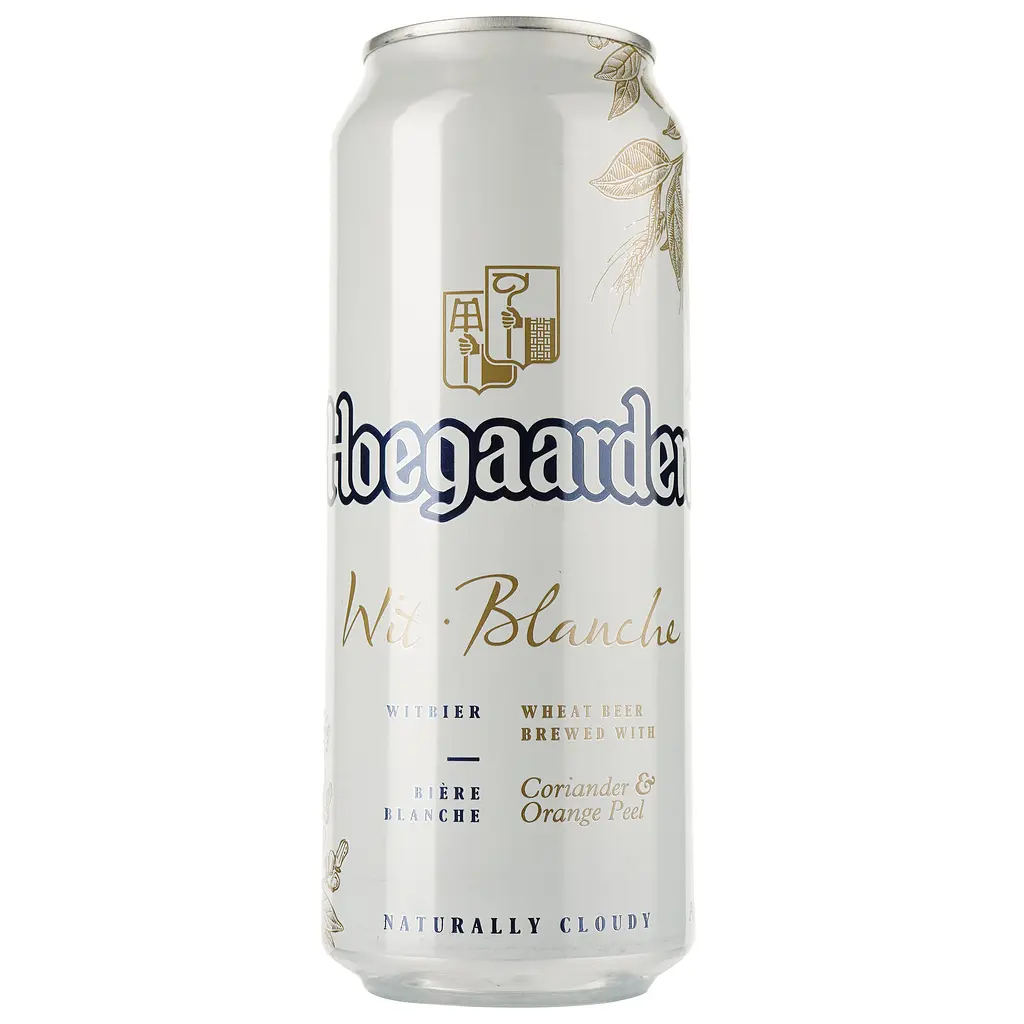 Упаковка пива Hoegaarden Wit Blanche світле 4.9% 12 л (0.5 л х 24 шт.) з/б - фото 2