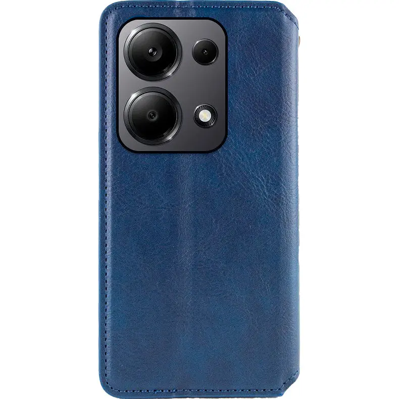 Чохол-книжка GETMAN Cubic Case для Redmi Note 13 Pro 4G/ Poco M6 Pro 4G/ Note 14S Blue [105395] - фото 3