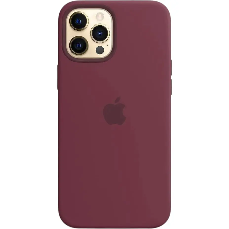 Оригінальний силіконовий чохол Apple Silicone Case MagSafe для iPhone 12 Pro Max (6.7") Plum (MHLA3ZE/A) - фото 3