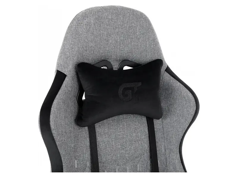 Комп'ютерне крісло для геймера GT Racer X-2324 Fabric Gray/Black Suede - фото 7