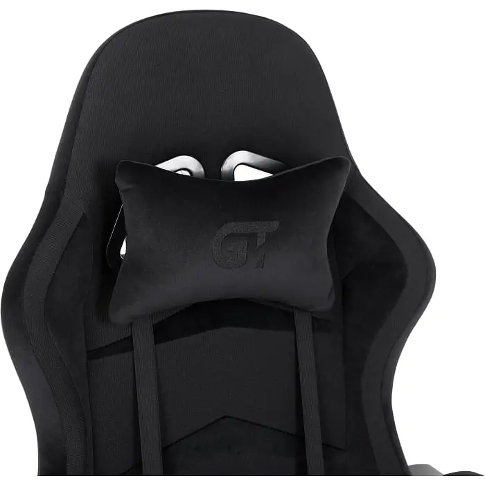 Геймерське крісло GT Racer чорне (X-2324 Fabric Black Suede) - фото 2